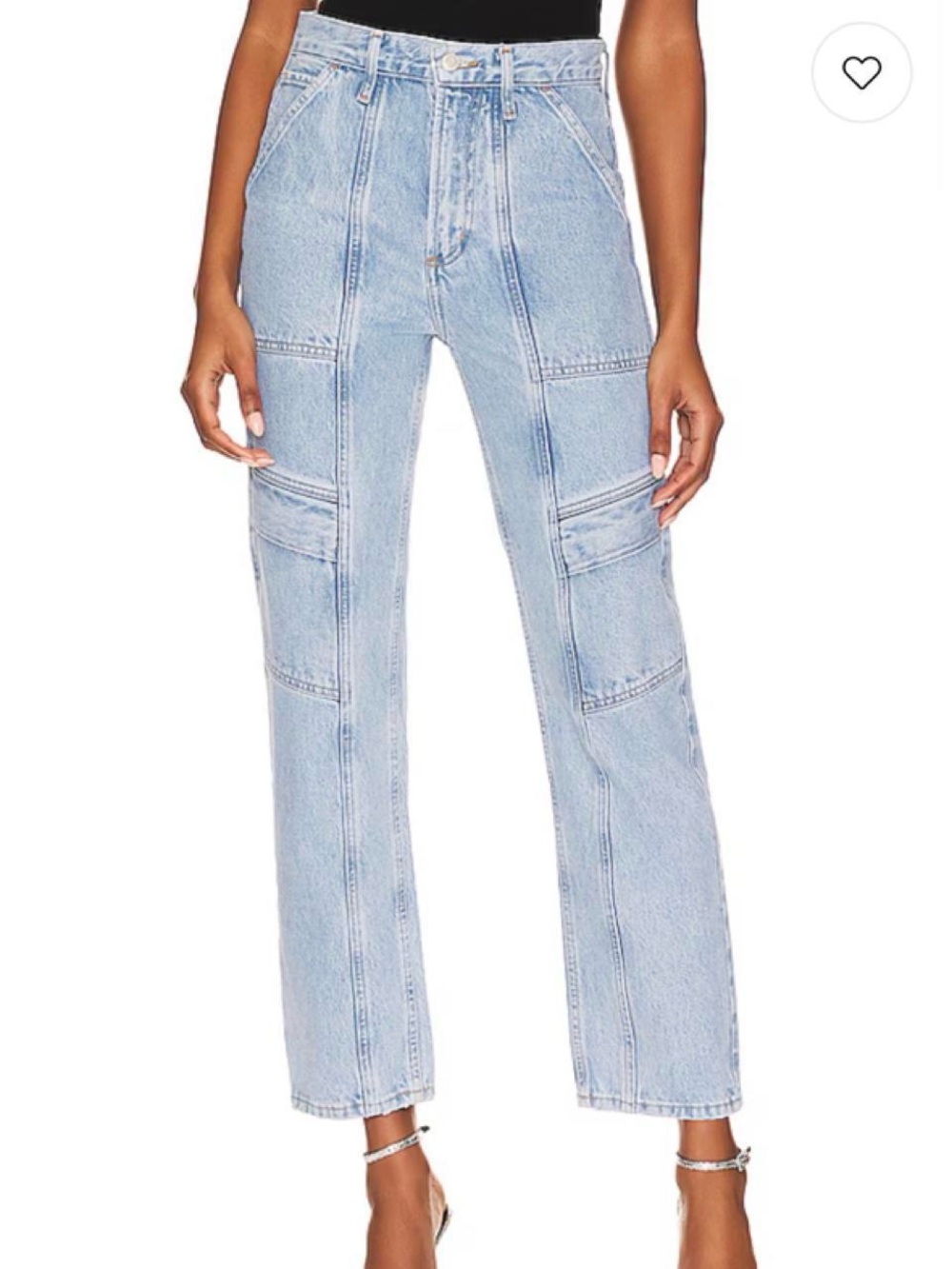 Agolde Cooper Cargo Jeans in Wash Rank